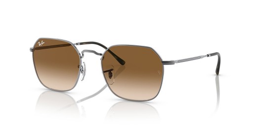 Ray-Ban RB3694 Jim XL (55 - 20) mit Braunen Linsen und Silber-Rahmen-Sonnenbrille