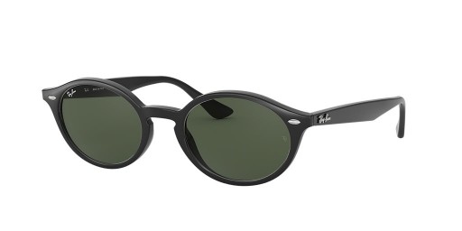 Ray-Ban RB4315 M (51 - 21) mit Grünen Gläsern und Schwarzem Rahmen, Sonnenbrillen