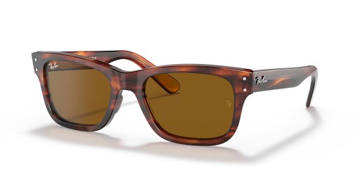 Ray-Ban RB2283 Burbank M (52 - 20) mit Braunen Linsen und Braunem Rahmen Sonnenbrille