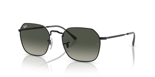 Ray-Ban RB3694 Jim XL (55 - 20) mit Grauen Gläsern und Schwarzem Rahmen, Sonnenbrillen