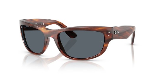 Ray-Ban RB2289 Mega Balorama XL (63 - 19) mit Blauen Gläsern und Braun Rahmen Sonnenbrille