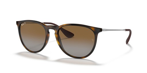 Ray-Ban RB4171F Erika Classic M (54 - 18) mit Braunen Linsen und Tortoise frame Sonnenbrillen