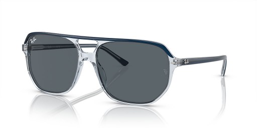 Ray-Ban RB2205 Bill One XL (60 - 16) mit Blauen Gläsern und Blau-Rahmen und Sonnenbrillen