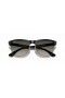 Ray-Ban RB4175 Clubmaster Oversized-L (57 - 16) mit Grauen Gläsern und Schwarzem Rahmen, Sonnenbrillen
