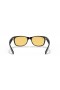 Ray-Ban RB2132F New Wayfarer Classic M (55 - 18) mit Gelben Gläsern und Schwarzem Rahmen, Sonnenbrillen