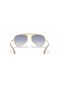Ray-Ban RB3584N Blaze Aviator M (58 - 13) mit Blauen Gläsern und Gold Rahmen Sonnenbrille