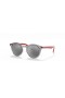 Ray-Ban RB9064S Kinder XS (44 - 19) mit Silbernen Gläsern und Grauen Rahmen Sonnenbrille