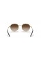 Ray-Ban RB3681 S (50 - 20) mit Braunen Linsen und Gold Rahmen Sonnenbrille