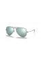 Ray-Ban RB3025 Aviator Flash-Objektive XL (58 - 14) mit Silbernen Gläsern und Silber-Rahmen-Sonnenbrille