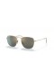 Ray-Ban RB8157 Frank Titanium S (51 - 20) mit Blauen Gläsern und Gold Rahmen Sonnenbrille