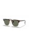 Ray-Ban RB3016F Clubmaster Classic XL (55 - 19) mit Grünen Gläsern und Tortoise frame Sonnenbrillen
