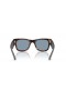 Ray-Ban RB0840S Mega Wayfarer Sommer-Kapsel-M (51 - 21) mit Blauen Gläsern und Tortoise frame Sonnenbrillen