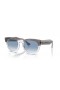 Ray-Ban RB0298SF Mega Hawkeye L (53 - 21) mit Transparenten Linsen und Grauen Rahmen Sonnenbrille