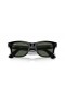 Ray-Ban RW4006 Ray-Ban | Meta-Wayfarer L (53 - 22) mit Grünen Gläsern und Schwarzem Rahmen, Sonnenbrillen