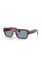 Ray-Ban RB4454 Lukas Bio-Basierten L (53 - 20) mit Blauen Gläsern und Braun Rahmen Sonnenbrille