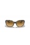 Ray-Ban RB4068 M (60 - 17) mit Braunen Linsen und Tortoise frame Sonnenbrillen