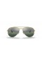 Ray-Ban RB3625 Neuen Aviator L (58 - 14) mit Silbernen Gläsern und Gold Rahmen Sonnenbrille