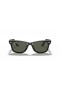 Ray-Ban RB2140 Original Wayfarer Classic L (50 - 22) mit Grünen Gläsern und Tortoise frame Sonnenbrillen
