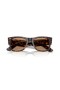 Ray-Ban RB0840S Mega Wayfarer Sommer-Kapsel-M (51 - 21) mit Braunen Linsen und Tortoise frame Sonnenbrillen