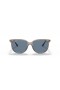 Ray-Ban RB4378 S (54 - 16) mit Blauen Gläsern und Grauen Rahmen Sonnenbrille