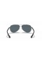 Ray-Ban Carbon Fibre RB8313 XL (61 - 13) mit Silbernen Gläsern und Silber-Rahmen-Sonnenbrille