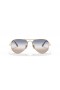 Ray-Ban RB3689 Bi-Gradient-L (58 - 14) mit Blauen Gläsern und Gold Rahmen Sonnenbrille