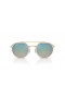 Ray-Ban RB3765 L (53 - 22) mit Blauen Gläsern und Gold Rahmen Sonnenbrille