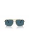 Ray-Ban RB3796 L (59 - 15) mit Blauen Gläsern und Gold Rahmen Sonnenbrille