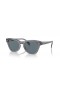 Ray-Ban RB0707S XL (53 - 21) mit Blauen Gläsern und Grauen Rahmen Sonnenbrille