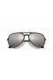 Ray-Ban RB4320CH Chromance L (58 - 16) mit Silbernen Gläsern und Schwarzem Rahmen, Sonnenbrillen