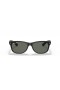 Ray-Ban RB2132 New Wayfarer Classic S (52 - 18) mit Grünen Gläsern und Schwarzem Rahmen, Sonnenbrillen