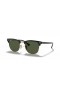 Ray-Ban RB3716 Clubmaster Metal L (51 - 21) mit Grünen Gläsern und Schwarzem Rahmen, Sonnenbrillen