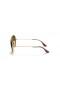 Ray-Ban RB3025 Aviator Gradient-XL (58 - 14) mit Braunen Linsen und Gold Rahmen Sonnenbrille