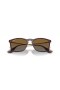 Ray-Ban RB4187 Chris M (54 - 18) mit Braunen Linsen und Braunem Rahmen Sonnenbrille