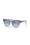Ray-Ban RB0707SF XL (53 - 21) mit Blauen Gläsern und Grauen Rahmen Sonnenbrille