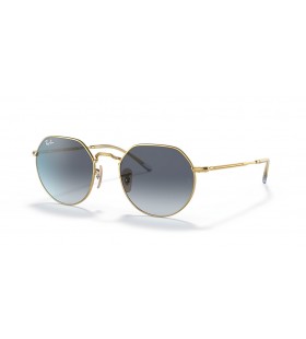 Ray-Ban RB3565 Jack M (51 - 20) mit Blauen GlÃ¤sern und Gold Rahmen Sonnenbrille