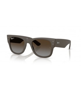 Ray-Ban RB4840S Mega Wayfarer Liteforce M (50 - 21) mit Braunen Linsen und Braunem Rahmen Sonnenbrille