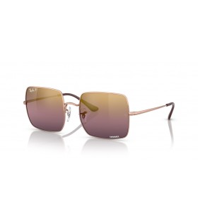 Ray-Ban RB1971 Square 1971 Chromance L (54 - 19) mit Roten Linsen und Rosa Rahmen Sonnenbrille