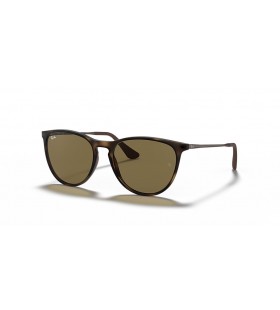 Ray-Ban RB9060S Erika Kinder-M (50 - 15) mit Braunen Linsen und Tortoise frame Sonnenbrillen