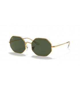 Ray-Ban Octagon RB1972 1972 L (54 - 19) mit Grünen Gläsern und Gold Rahmen Sonnenbrille