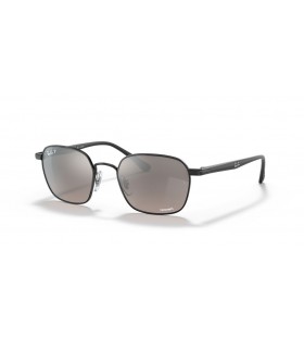 Ray-Ban RB3664CH Chromance S (50 - 19) mit Silbernen Gläsern und Schwarzem Rahmen, Sonnenbrillen