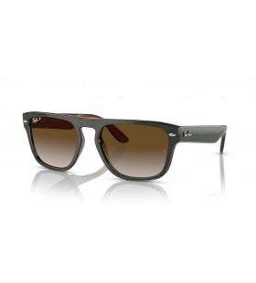 Ray-Ban RB4407 XL (57 - 19) mit Braunen Linsen und Grauen Rahmen Sonnenbrille