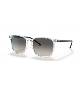 Ray-Ban RB4387 M (56 - 18) mit Grau-objektiven und Transparenten Rahmen Sonnenbrille
