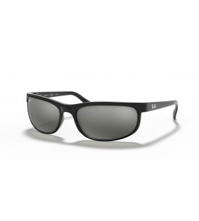 Ray-Ban RB2027 Predator 2 XXL (62 - 19) mit Grauen Gläsern und Schwarzem Rahmen, Sonnenbrillen