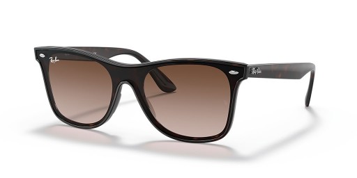 Ray-Ban RB4440N Blaze Οδοιπόρων L (0 - 141) με Καφέ φακούς και γυαλιά Ηλίου πλαισίων Tortoise