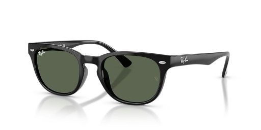 Ray-Ban RB4140 S (49 - 20) με Πράσινο φακούς και Μαύρα γυαλιά Ηλίου πλαισίων