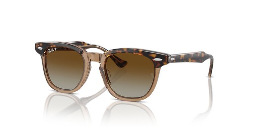 Ray-Ban RB9098S Παιδιά S (45 - 18) με Καφέ φακούς και Καφετιά γυαλιά Ηλίου πλαισίων