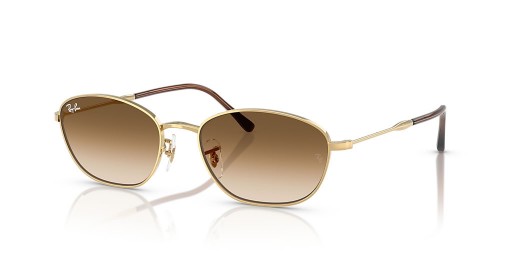 Ray-Ban RB3749 XXL (58 - 18) με Καφέ φακούς και γυαλιά Ηλίου πλαισίων Χρυσή