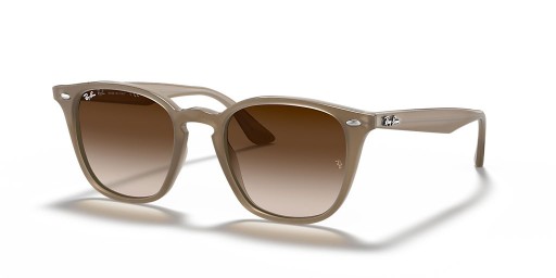 Ray-Ban RB4258F L (52 - 20) με Καφέ φακούς και το Μπεζ πλαίσιο γυαλιά Ηλίου