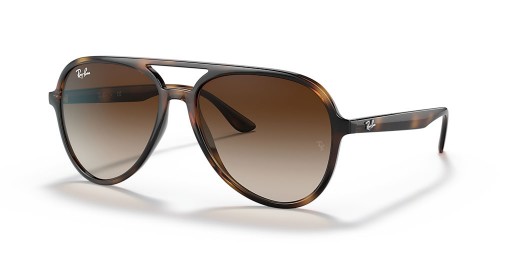Ray-Ban RB4376 L (57 - 16), με Καφέ φακούς και γυαλιά Ηλίου πλαισίων Tortoise